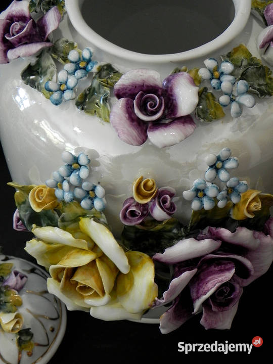 Roceram porcelana Waza Isabela pięknie zdobiona Środa Wielkopolska