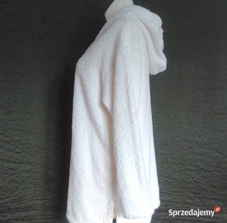 Ręcznik biały Bluza frotte r 3638 KAPTUR Unisex biały Białystok