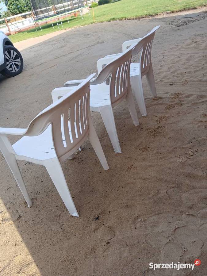 Krzesla ogrodowej grube starego