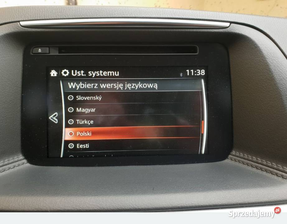 Polskie menu Konwersja z USA na Europę Mazda 2 3 łódzkie Aleksandrów Łódzki