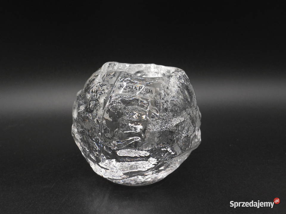 Świecznik KOSTA BODA Snowball Projekt Ann Wrff