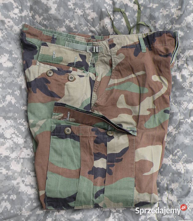 Spodnie BDU woodland large short NYCO Antyki, Sztuka, Kolekcje Wrocław