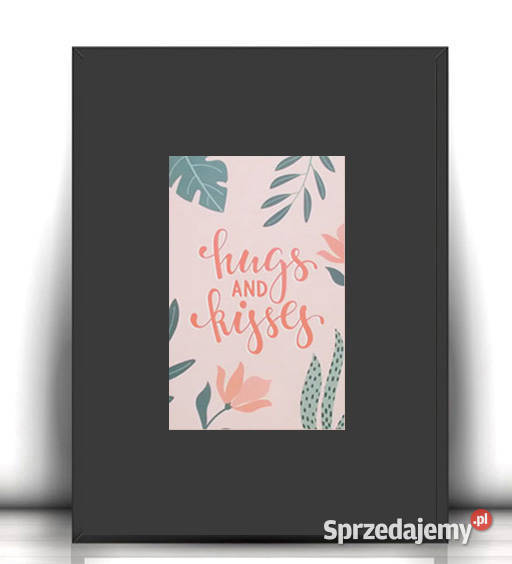 boho plakat A4mały obrazek z napisamiczarno