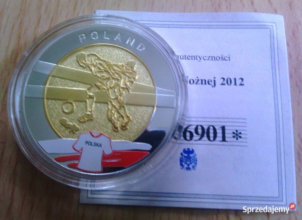 Medal Moneta CERTYFIKAT Polska Ukraina ME w Sosnowiec