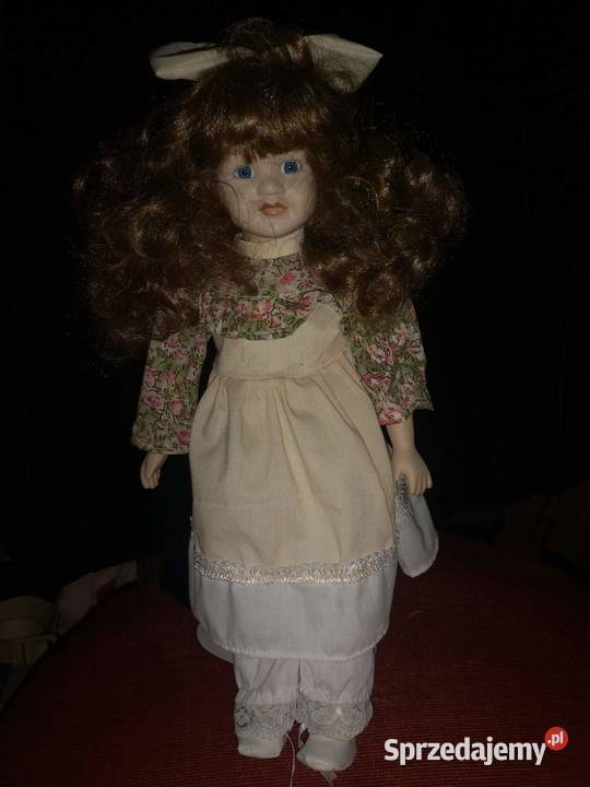 Lalka kolekcjonerska z kokardą Gdańsk