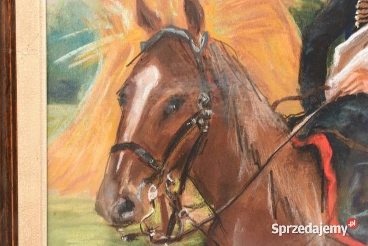 Wojciech Kossak Huzar Wielkiej Armii Kozak Na Kraków sprzedam