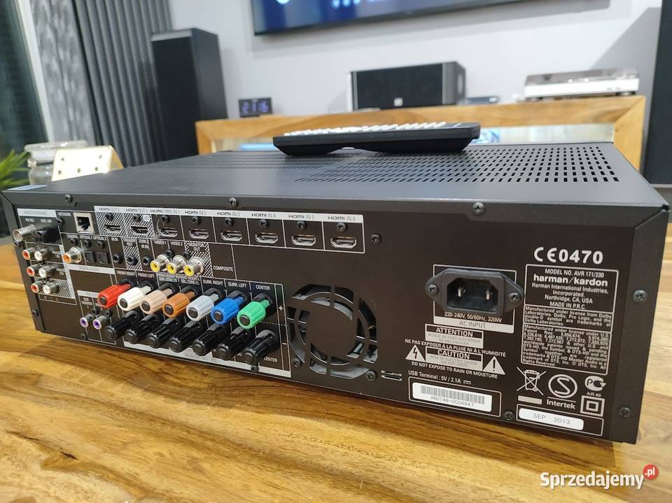 Zestaw amplituner Harman Kardon AVR171S 7.1 Giżycko sprzedam