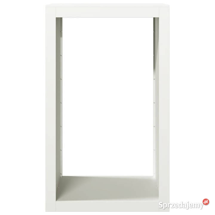 Stojak na drewno opałowe biały 60x40x100 stalowy mazowieckie Warszawa