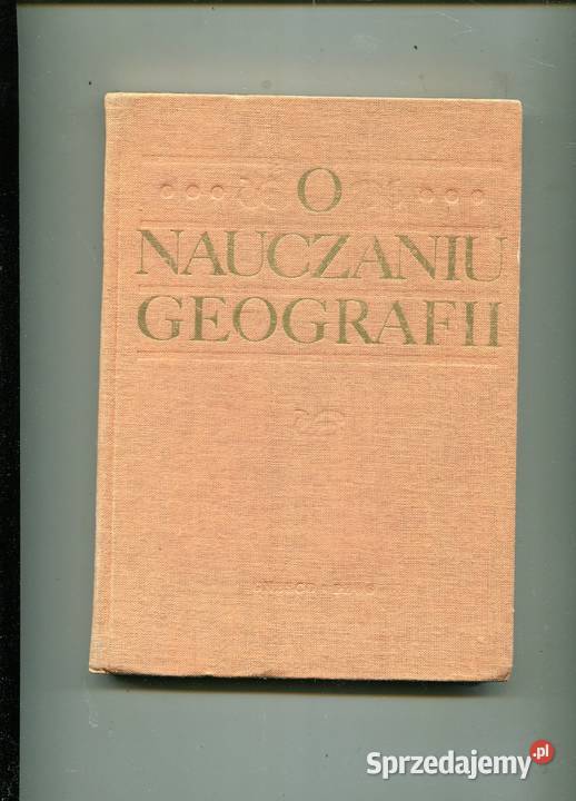 O nauczaniu geografii Szczecin sprzedam