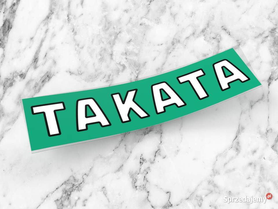 Naklejka TAKATA 15 x 35 pasy jdm japan drift Akcesoria Choroszcz