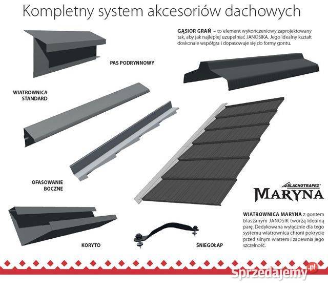 BLACHODACHÓWKA gont JANOSIK Blachotrapez upusty Materiały budowlane Kłobuck sprzedam