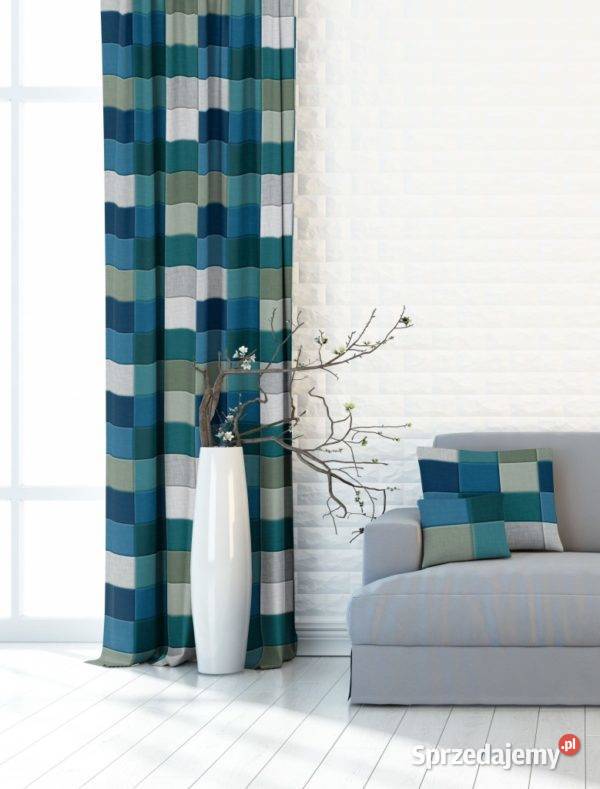 Kwadraty tkanina dekoracyjna obiciowa śląskie Częstochowa