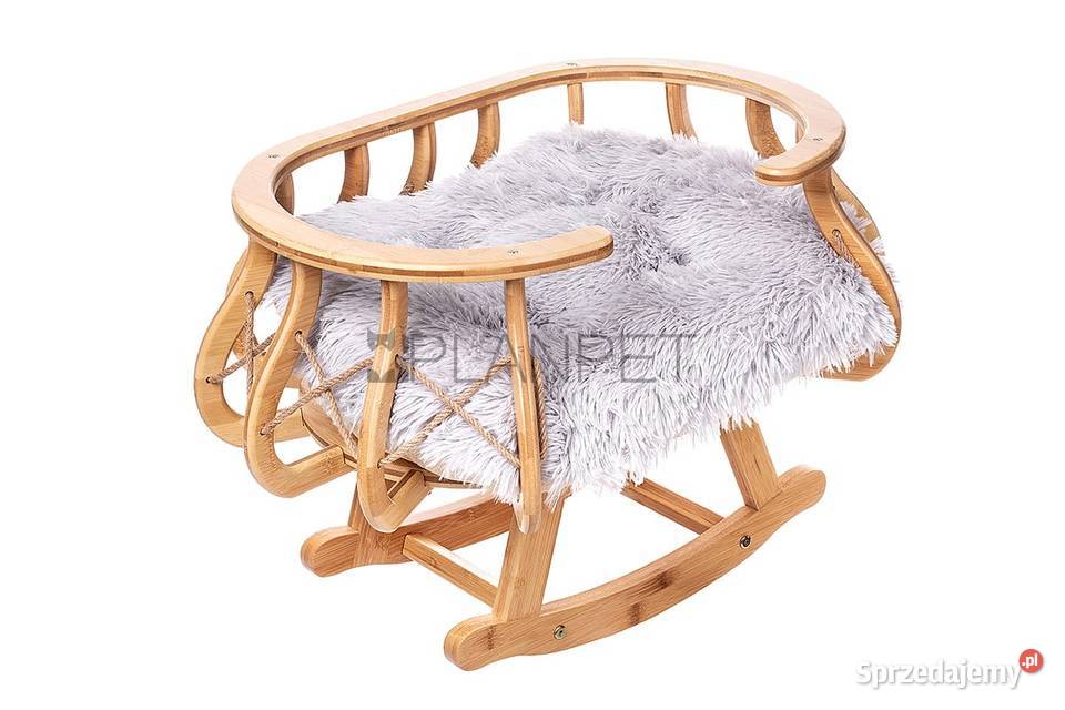 Legowisko drewniane bujane kota Wrocław