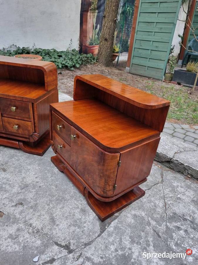 Piękne szafki Art Deco antyk vintage Meble Sękocin Nowy