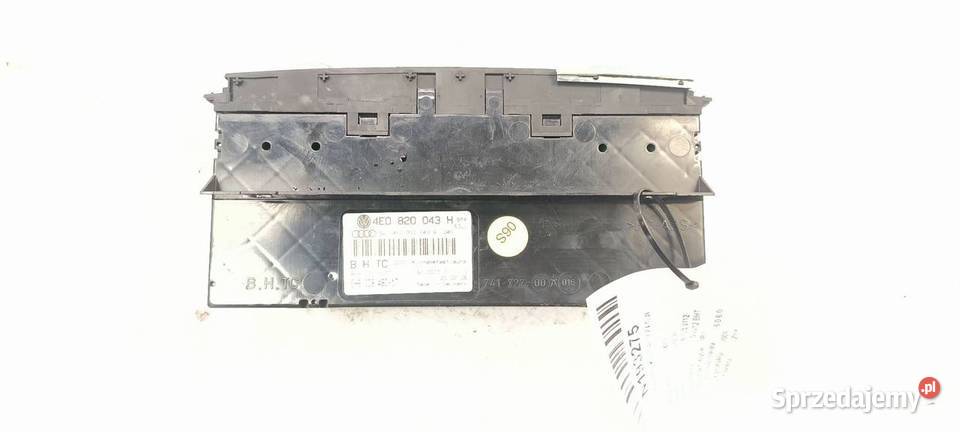 PANEL KLIMATYZACJI AUDI A8 D3 W12 4E0820043H Lipno