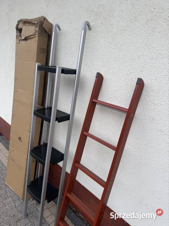 Drabinka do alkowy kampera aluminiowa drewniana Części samochodowe sprzedam