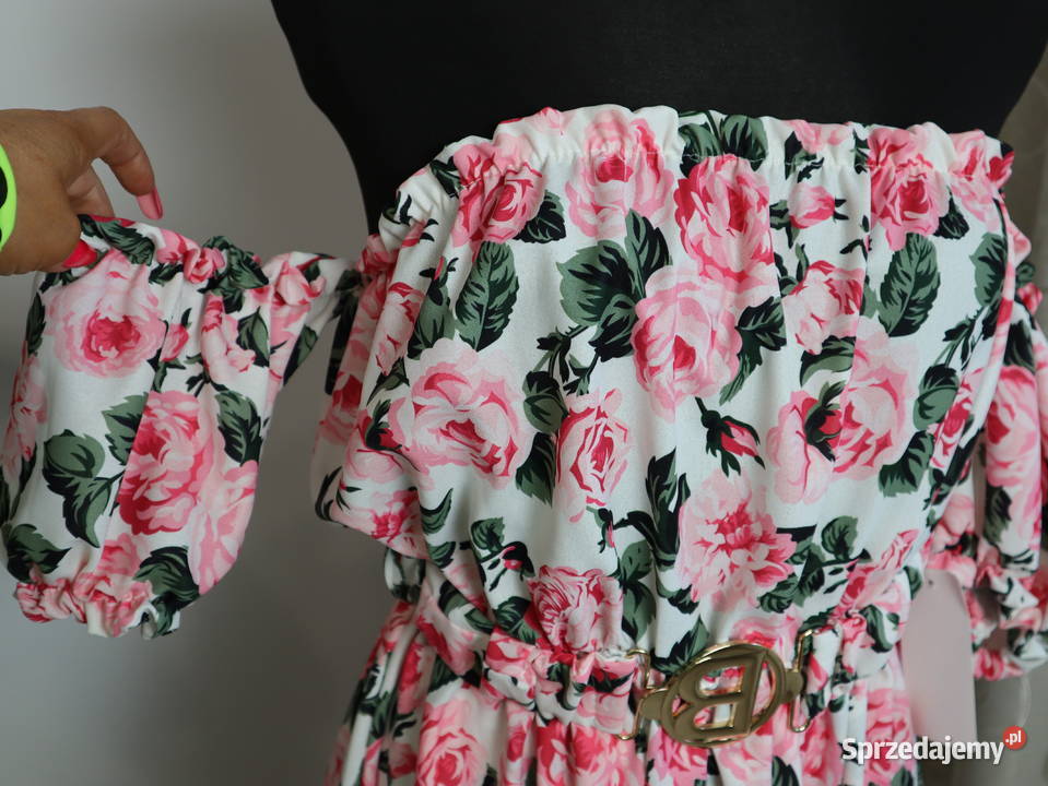 Sukienka hiszpanka ze spodenkami w kwiaty Zgierz