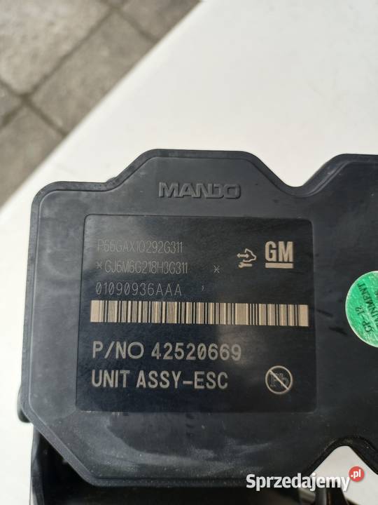Opel pompa ABS hamulcowa wielkopolskie Jarocin