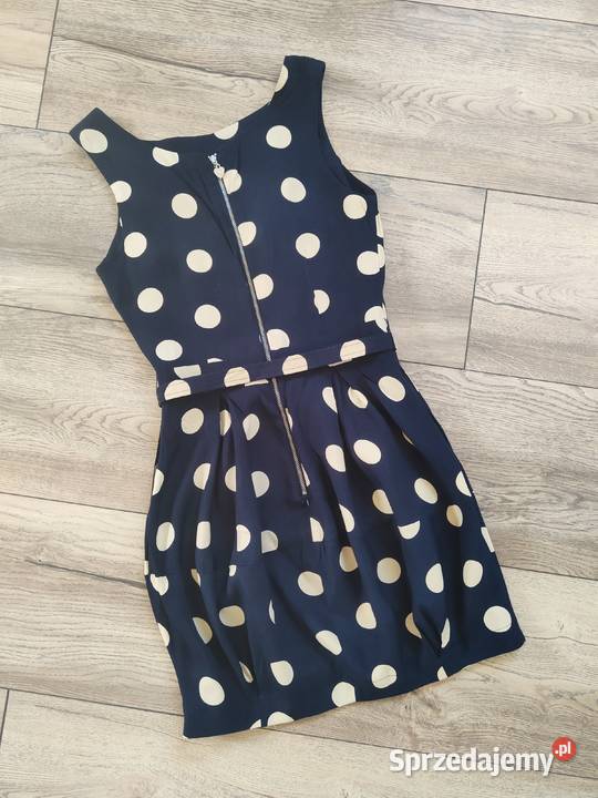 Lipsy London Sukienka w groszki Serce Dress Zip Jasło sprzedam