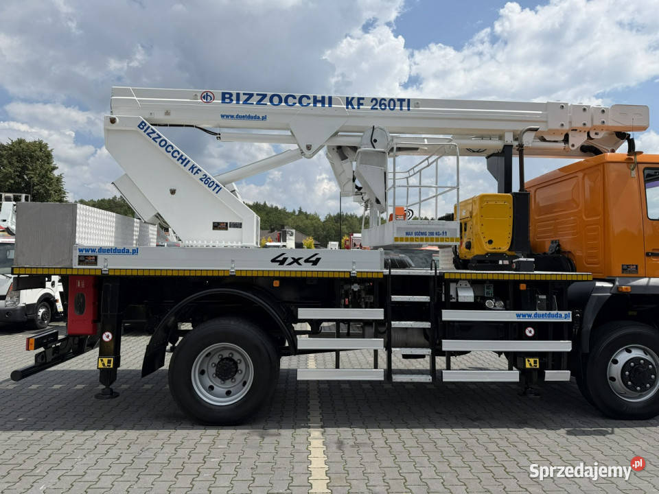 MAN LE 14220B 4x4 Zwyżka Bizzocchi KF 260 tachograf