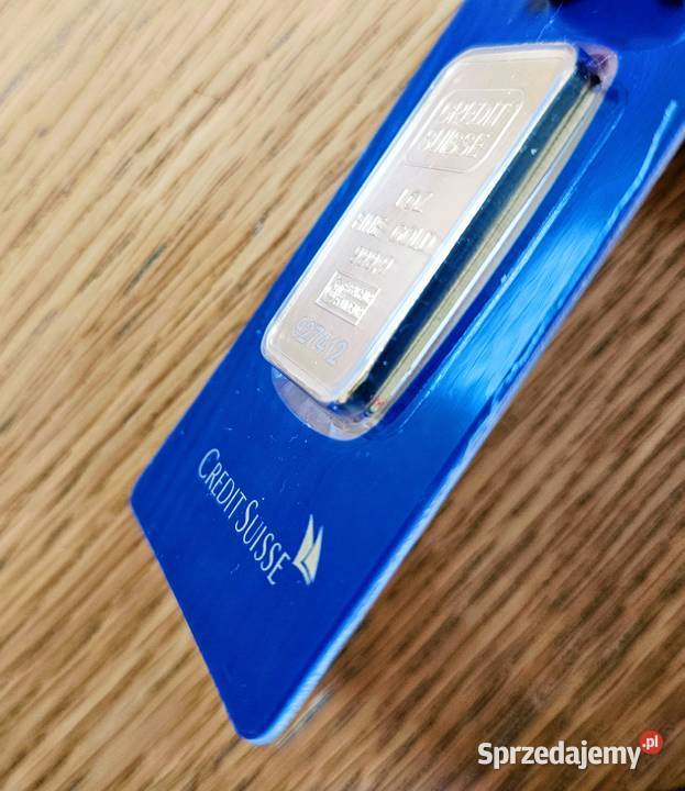 sztabka złota imitacja 1 uncja CREDIT SWISS Warszawa
