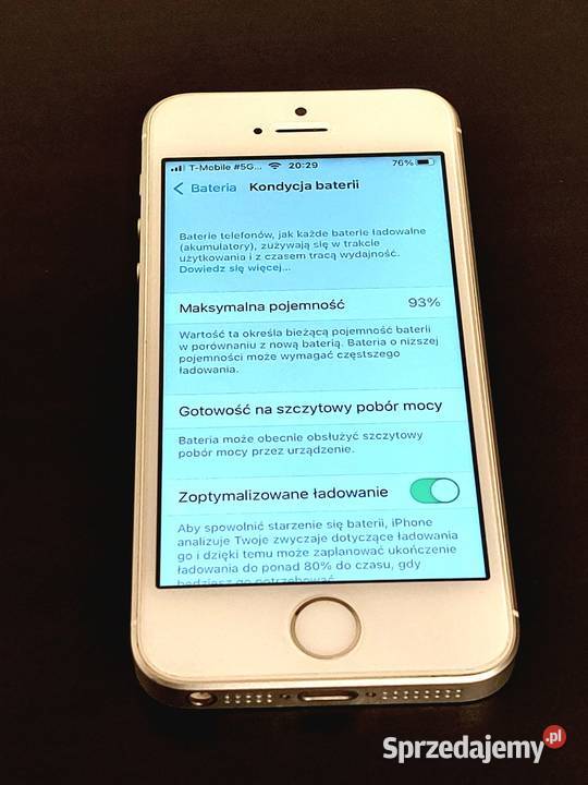 iPhone SE 2016 32GB 93 baterii Biały Telefony komórkowe Warszawa