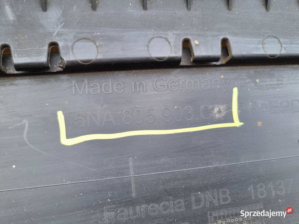 DOKŁADKA ZDERZAKA PRZÓD VW TIGUAN II 5NA805903C Listwy i nakładki