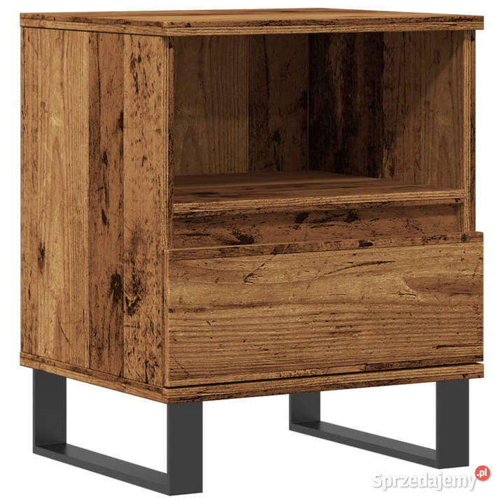 Szafka nocna stare drewno 40x35x50 materiał sprzedam