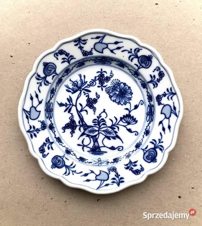 Miśnia Meissen wzór cebulowy talerzyk na Myszków