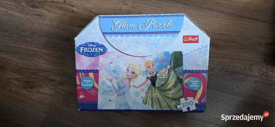 Trefl Puzzle z brokatem Disney Frozen Puzzle Kraków