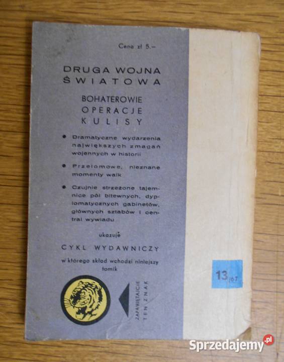 Żółty Tygrys Czwarta czterdzieści pięć 1367 Parczew