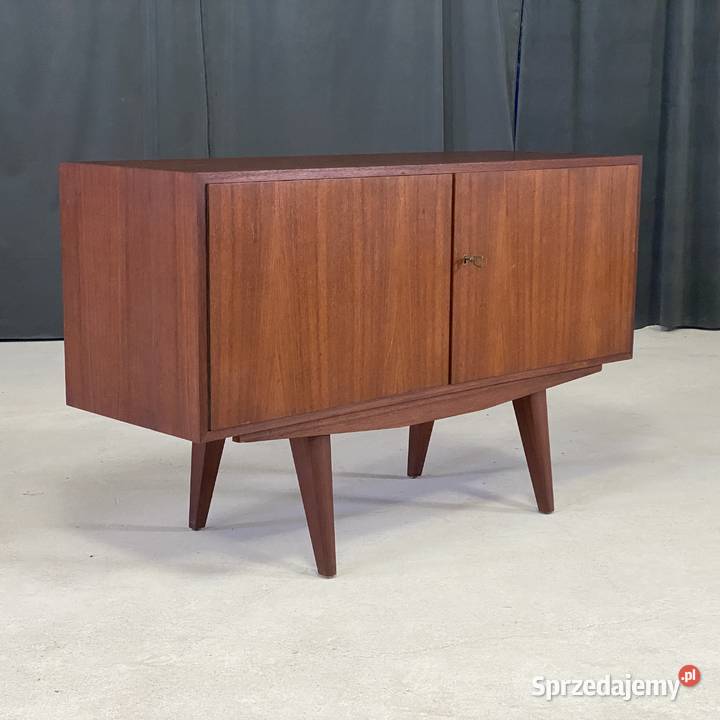 Szafka vintage PRL lata 60 teak styl Budno sprzedam