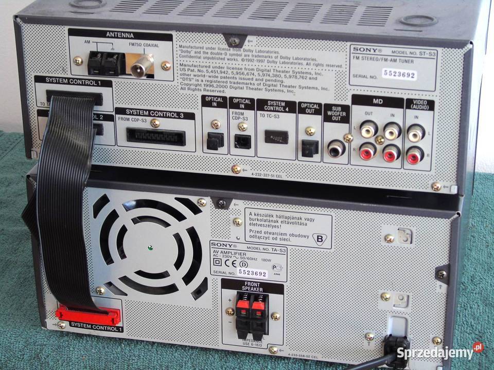 Wzmacniacz stereo Sony TAS3 korektor graficzny Jasło