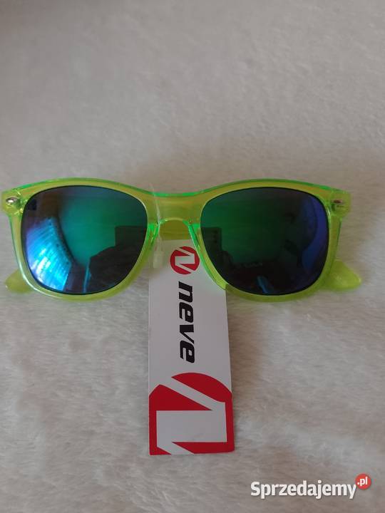 Neonowe zielone okulary przeciwsłoneczne Kraków
