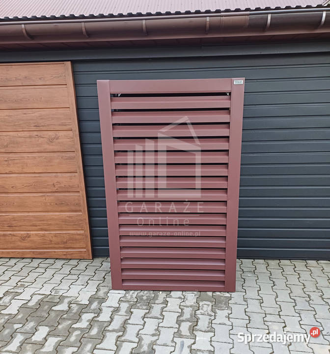 Osłona pompy ciepła 80x40x190 ciemny brąz ID477 Gryfice