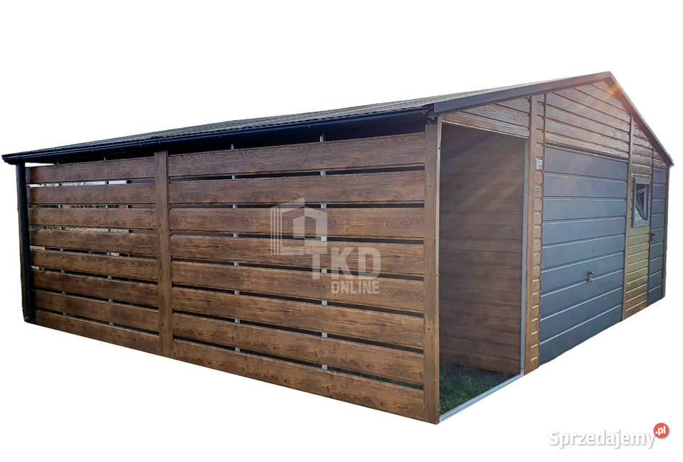 Garaż Blaszany 5x6 wiata 15x6 Brama okno drzwi Gorzów Wielkopolski