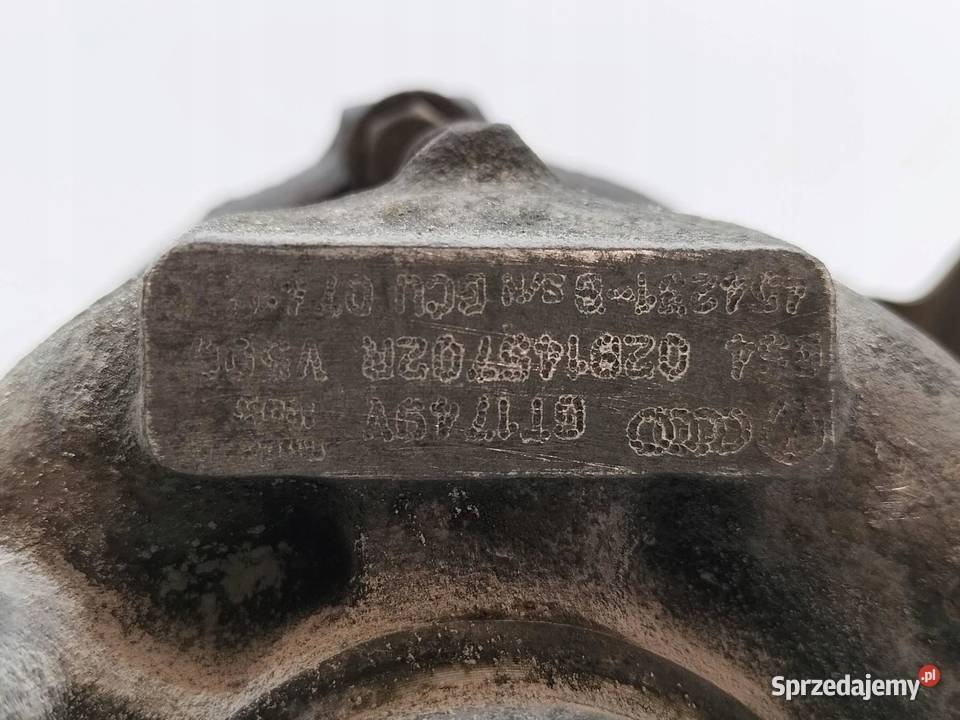 TURBOSPRĘŻARKA GT1749V 028145702R 19 TDI Audi A4 osobowe sprzedam