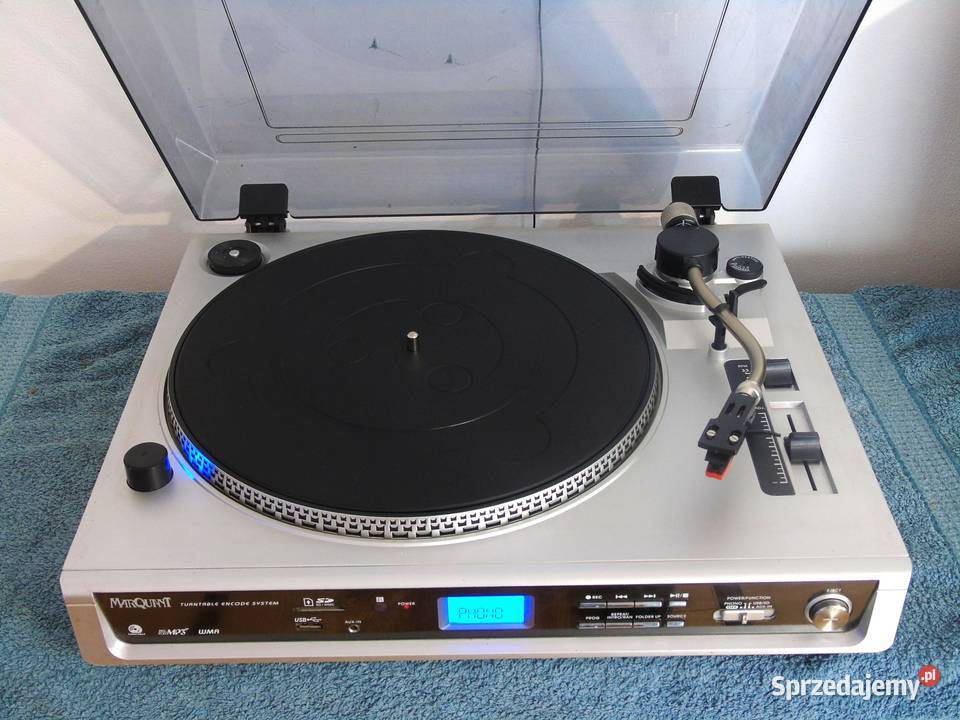 Gramofon USB mp3 rec MarQuant sprawny DOSTAWA Audio podkarpackie
