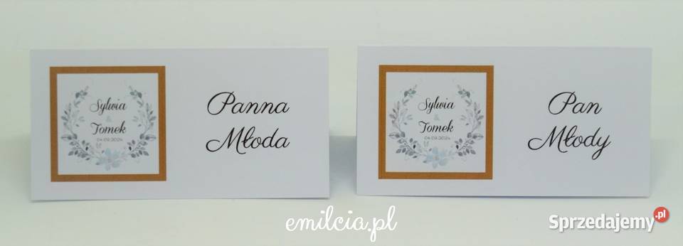 Winietki wykonane na zamówienia ŚLUB Wedding Zielona Góra sprzedam