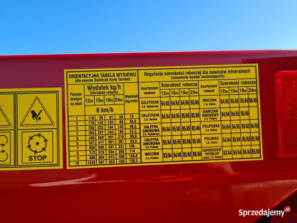 ROZSIEWACZ nawozu 2talerz STRUMYK TYTAN dostawa nieuszkodzony Rozsiewacze nawozów Pelplin