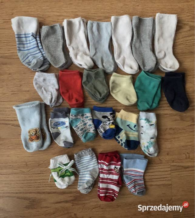 Skarpetki i czapeczka niemowlaka 56 wielkopolskie Kłodawa