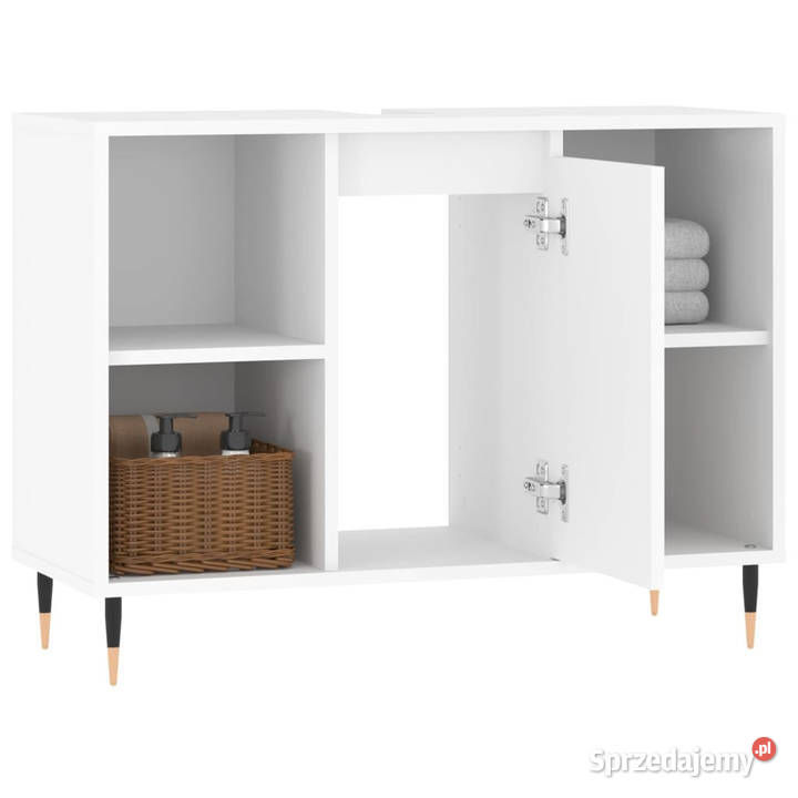 Szafka łazienkowa biała 80x33x60 materiał Warszawa