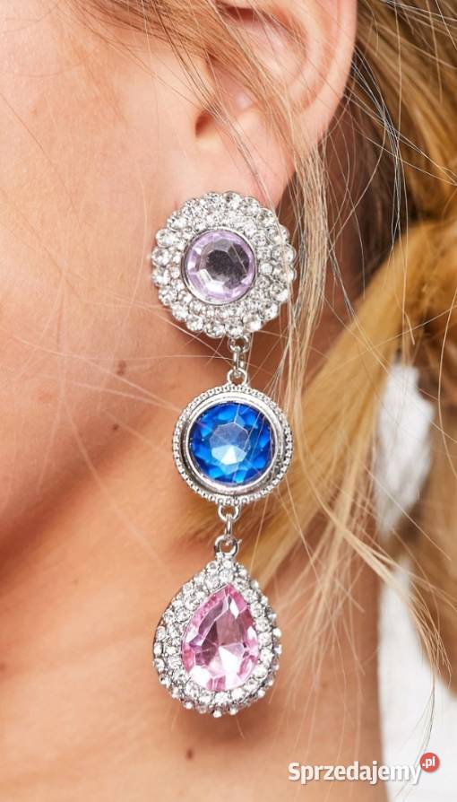 ASOS Długie Bogato zdobione kolczyki z Londynu Kraków sprzedam