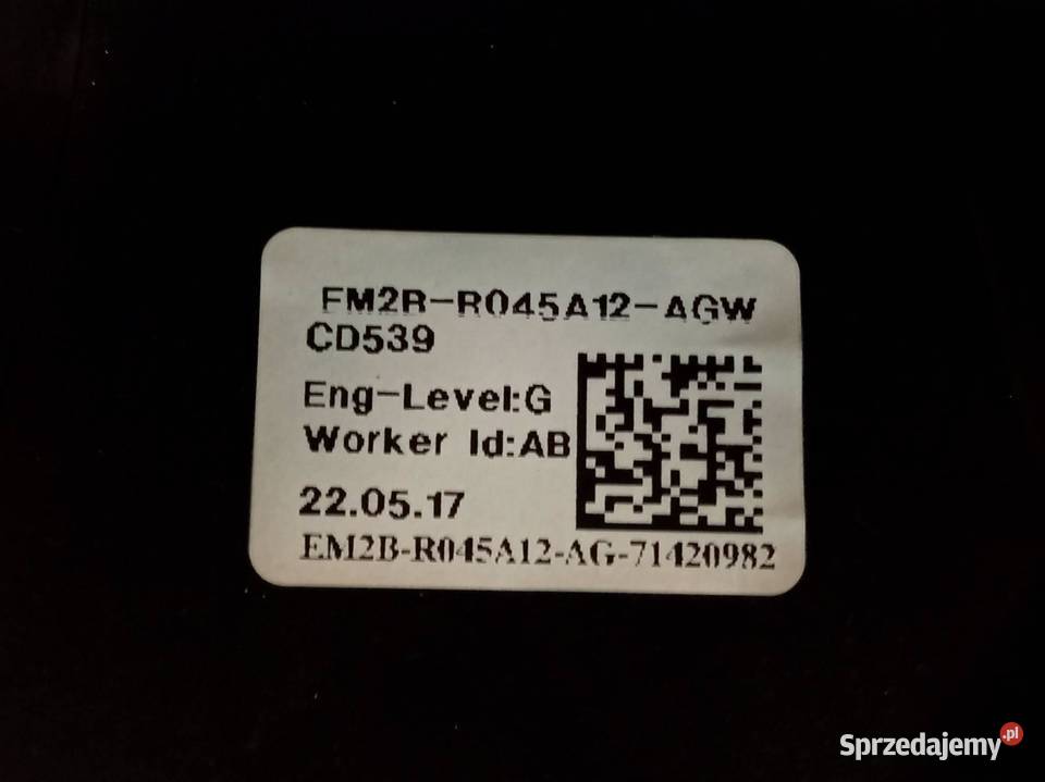 OSŁONA TUNELU TYŁ KRATKI NAWIEWU EM2BR045A12AGW