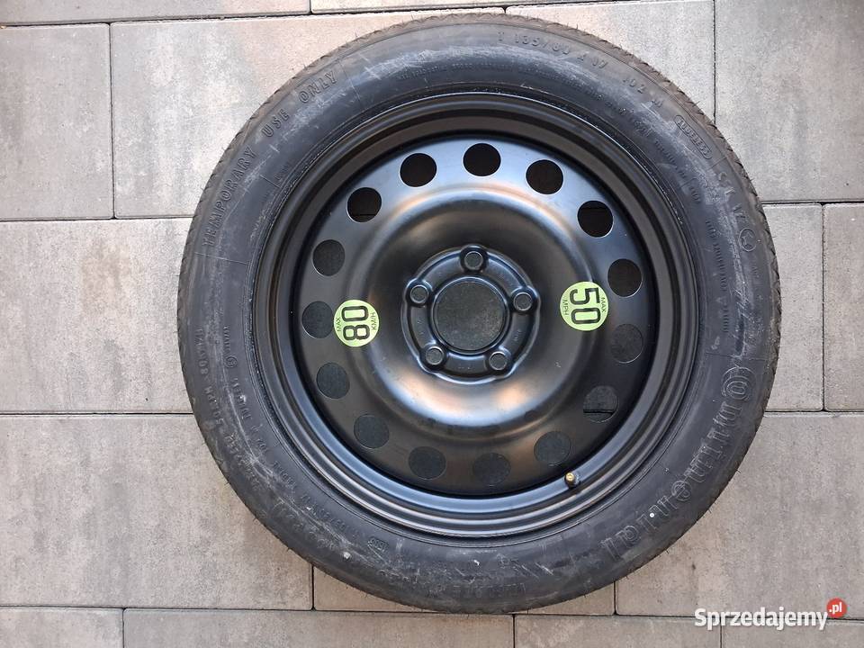 Koło dojazdowe 17 bmw e 60 e 61 komplet Brusy