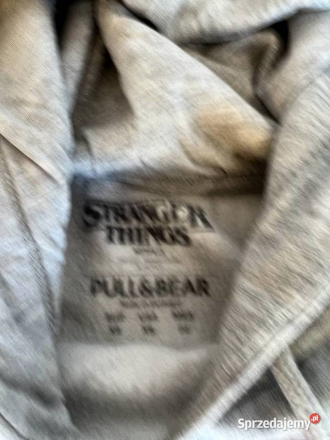 Bluza szara z kapturem Stranger Things Jasło