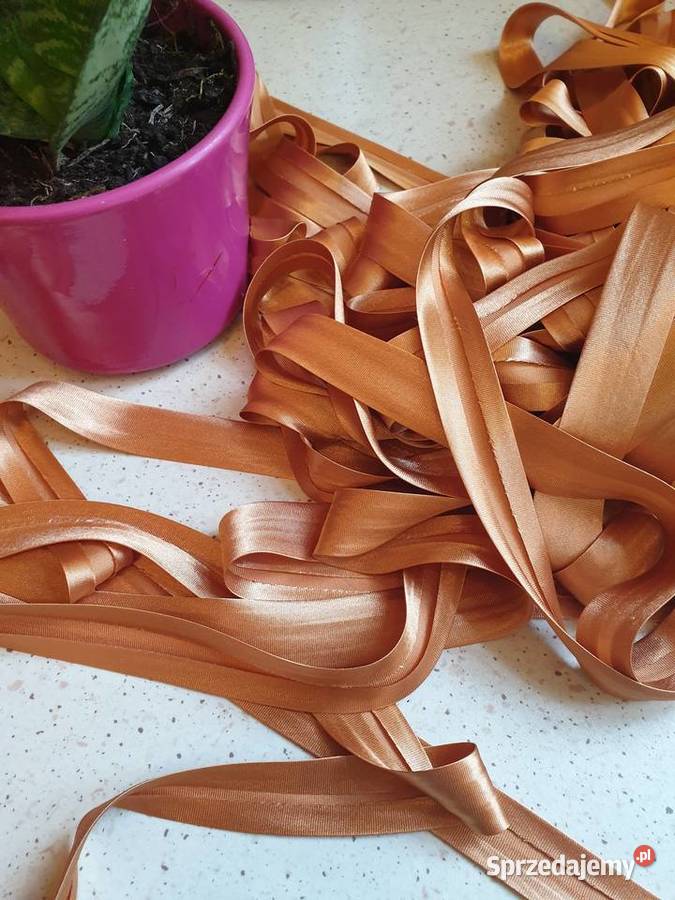 Lamówka skośna atłasowa 18 mm 42 mb mazowieckie Radom