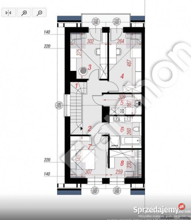 Szarów nowy dom z garażem działka 587m2 587m2 małopolskie