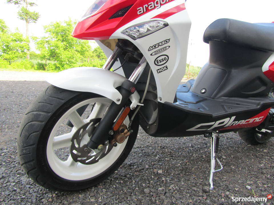 SKUTER CPI MODEL ARAGON GP 50 2010 FELGI CZERWON mazowieckie