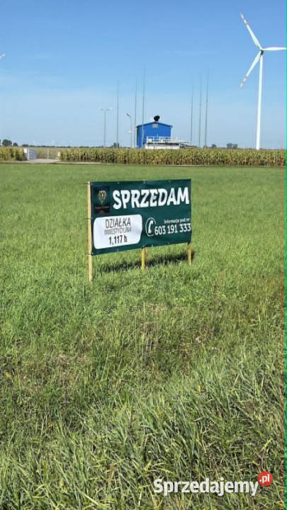 MIŁOSŁAW DK15 GOTOWY GRUNT POD INWESTYCJĘ Miłosław